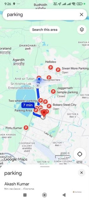 parking-spots-in-google-maps أهم استخدامات Google Maps التي لا يعرفها الكثيرون غير الملاحة