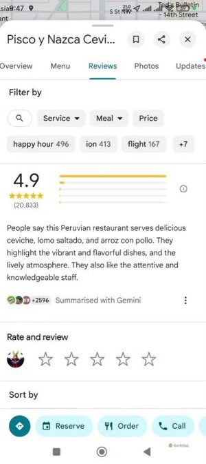 review-of-a-resturant-in-google-maps أهم استخدامات Google Maps التي لا يعرفها الكثيرون غير الملاحة