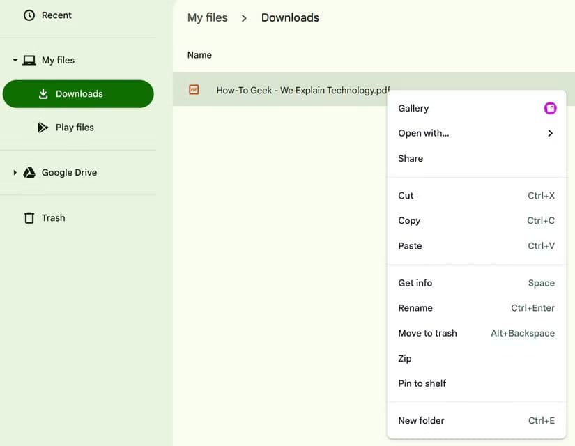 right-clicking-on-a-file-in-the-chromebook-files-app-cropped ما هي حقيبة Chromebook Tote وما الفائدة من استخدامها