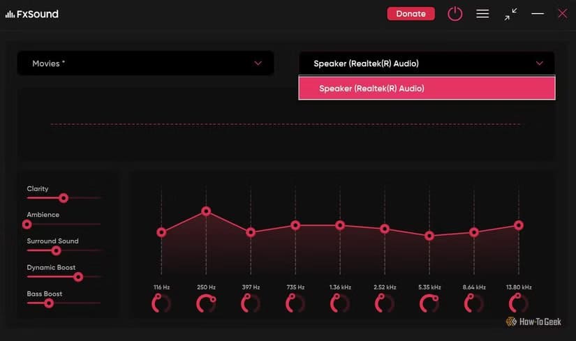 right-side-drop-down-menu-of-the-fxsound-app-1 برنامج مجاني يمنحك صوت نقي وقوي على الكمبيوتر المحمول