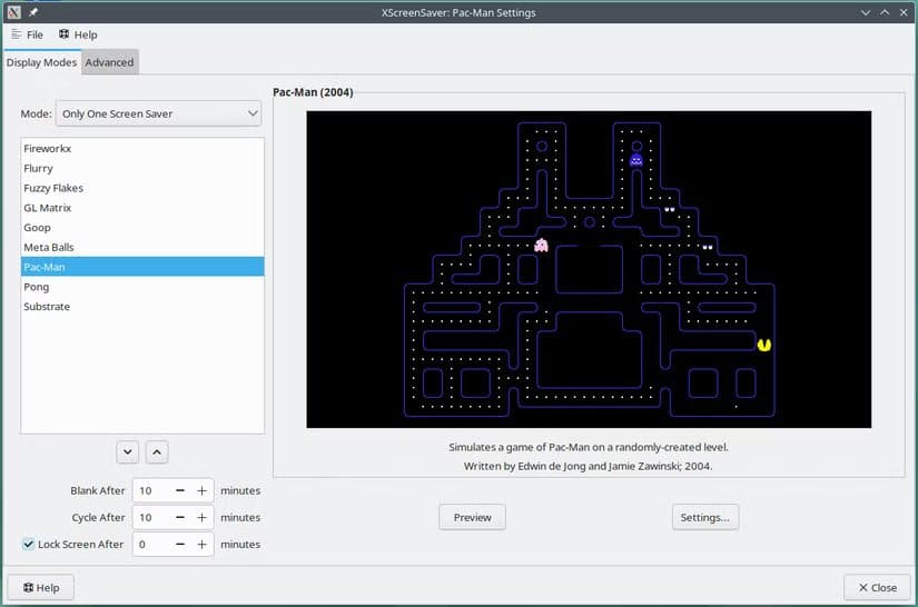 screensaver-settings-in-xscreensaver-on-opensuse اكتشفت حقائق مدهشة بعد استخدام openSUSE Linux لأول مرة