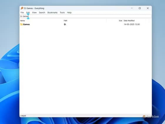 searching-for-games-folder-in-the-everything-app-1 3 تطبيقات ويندوز غير معروفة ستجعل تجربتك أسرع وأسهل
