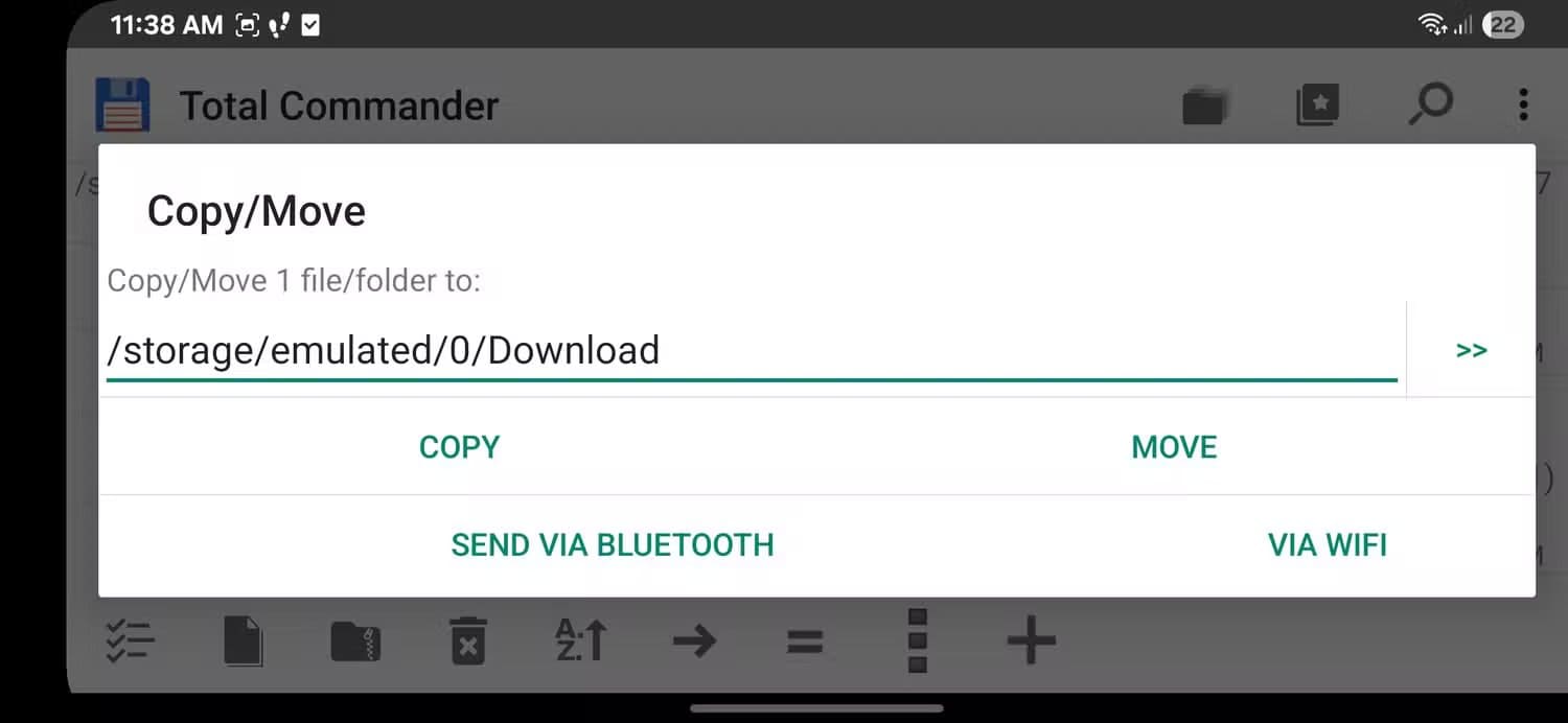 total-commander-android-07 أفضل مدير ملفات على Windows متاح الآن على Android وما الذي يميزه عن التطبيقات الأخرى
