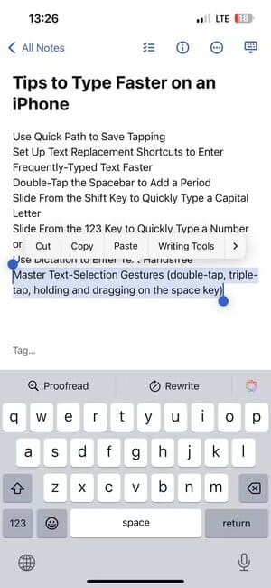 tricks-i-use-to-type-faster-on-my-iphone-11 أفضل حيل الكتابة السريعة على iPhone توفر عليك الوقت والمجهود