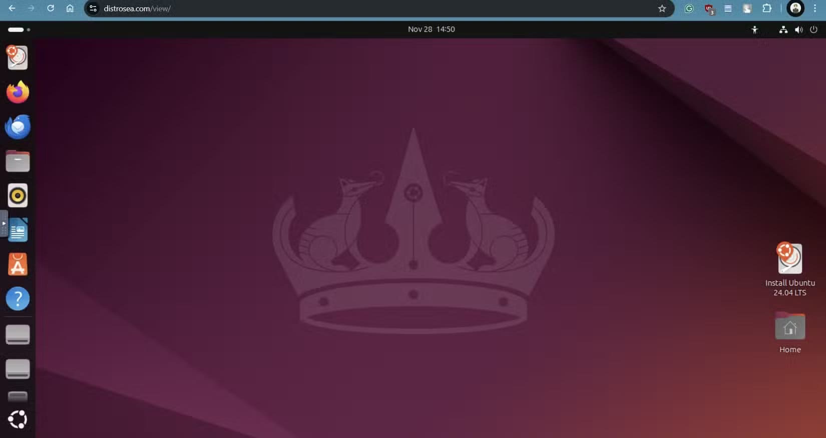 ubuntu-on-distrosea أفضل الطرق لتجربة توزيعات لينكس على الكمبيوتر بدون فلاش USB