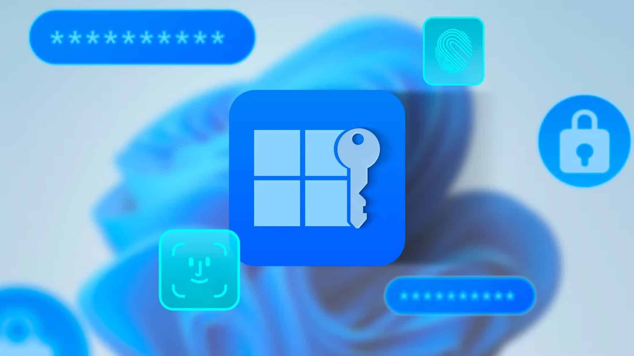windows-11-logo-with-a-key-next-to-it-and-icons-of-password-security-and-facial-recognition-around-it-scaled أسباب تجعل الاعتماد على برامج مكافحة الفيروسات الخارجية في ويندوز لم يعد ضروريًا