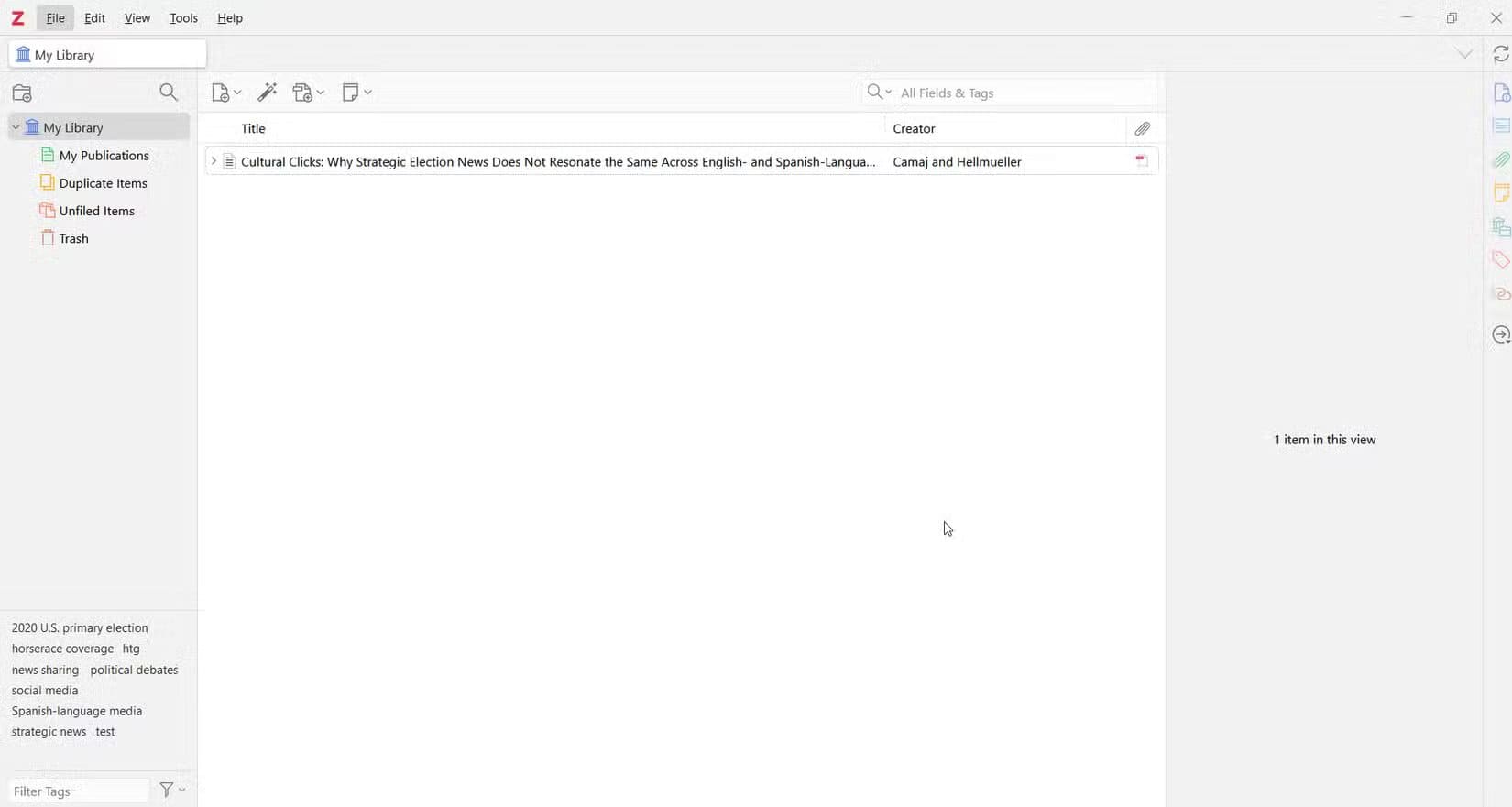 zotero-desktop-window أفضل تطبيقات مفتوحة المصدر تساعدك على كتابة الأبحاث والمقالات باحتراف