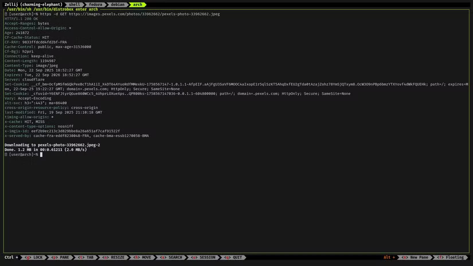 0a-0aterminal-aria2-command-showing-https-header-information-and-a-confirmation-that-an-image-file-was-downloaded-successfully 5 طرق لتنزيل الملفات في Linux من Terminal بسهولة