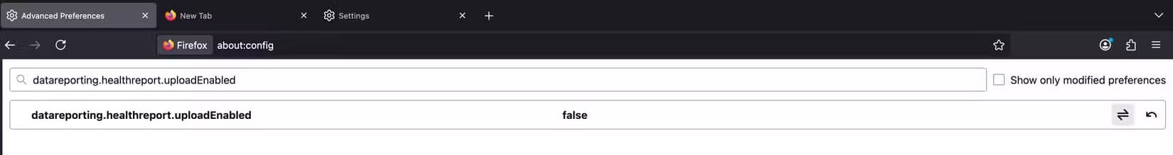 4-disabling-the-health-report-data-collection-from-the-config-page-in-firefox 6 إعدادات في Firefox تحسن الخصوصية وتجعل التصفح أسرع