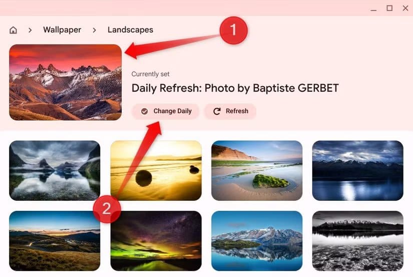 5-selecting-a-wallpaper-and-setting-it-to-change-daily-in-chromeos كيفية الانتقال من Windows إلى ChromeOS خطوة بخطوة