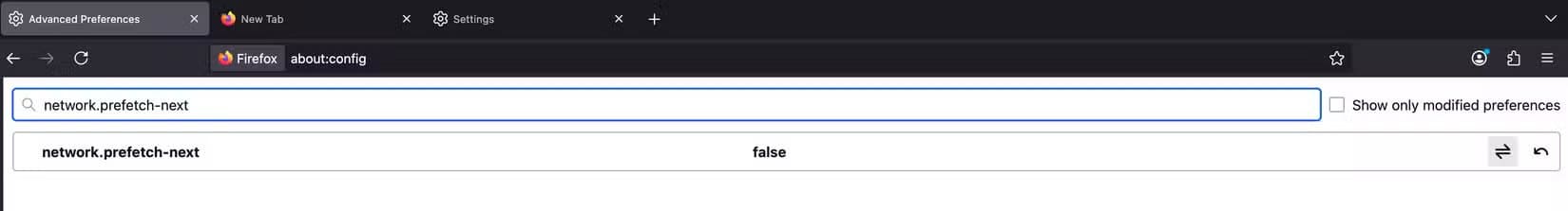 6-disabling-the-link-prefetching-on-the-config-page-in-firefox 6 إعدادات في Firefox تحسن الخصوصية وتجعل التصفح أسرع