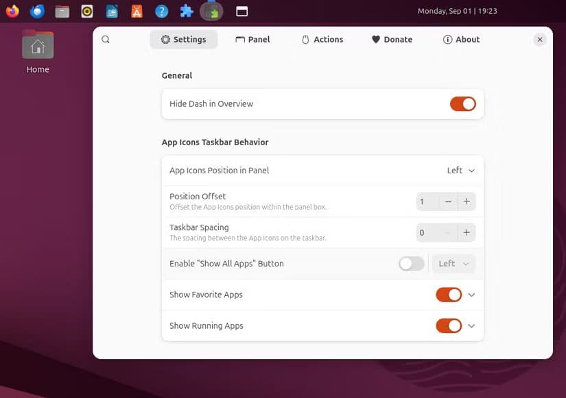 6a-app-icon-taskbar-extension-enabling-a-taskbar-on-the-ubuntu-panel أفضل إضافات GNOME التي تجعل استخدام Ubuntu أكثر متعة وسلاسة