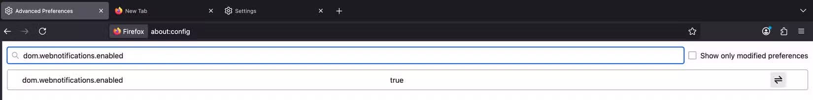 7-disabling-web-notifications-on-the-config-page-in-firefox 6 إعدادات في Firefox تحسن الخصوصية وتجعل التصفح أسرع