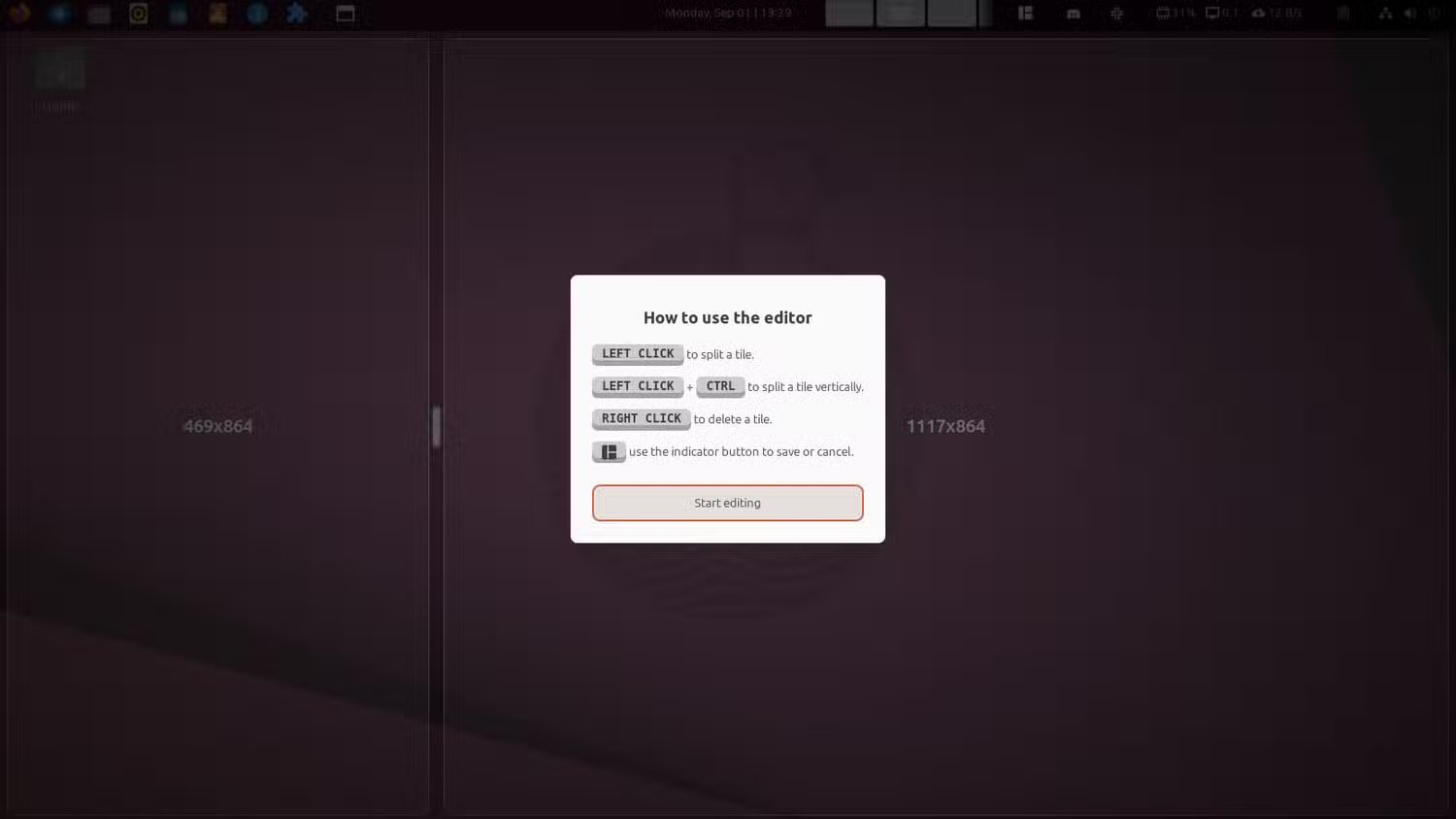 8b-tiling-shell-tiling-zone-configuration-overlay-1 أفضل إضافات Ubuntu لتحسين إدارة النوافذ وزيادة الإنتاجية