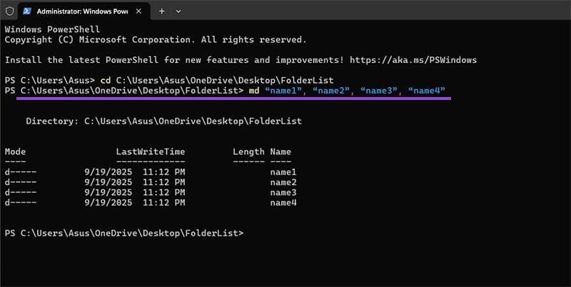 How-to-Create-Multiple-Folders-in-Windows-From-a-List-of-Names-3 طريقة سريعة لإنشاء مجلدات متعددة دفعة واحدة في Windows