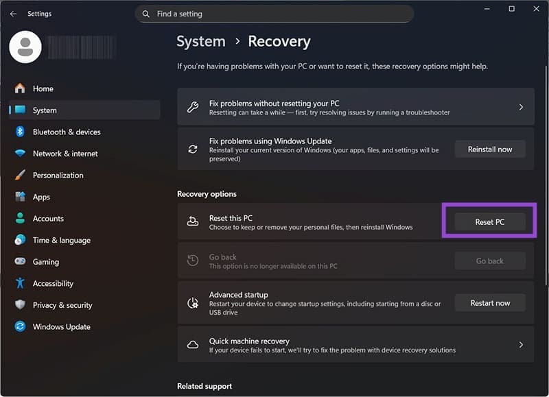 How-to-Reset-Windows-11-to-Factory-Settings-2 طريقة استرجاع Windows 11 إلى وضع المصنع دون تعقيد