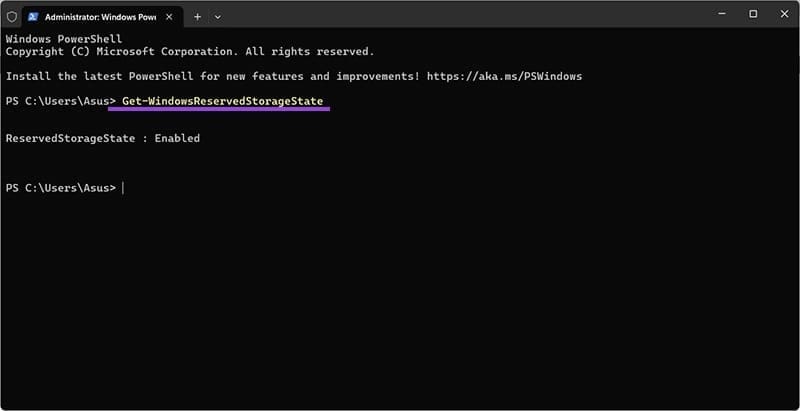 How-to-Temporarily-Disable-Reserved-Storage-in-Windows-11-2 حل مشكلة التخزين المحجوز في Windows 11 وتحرير المساحة بسهولة