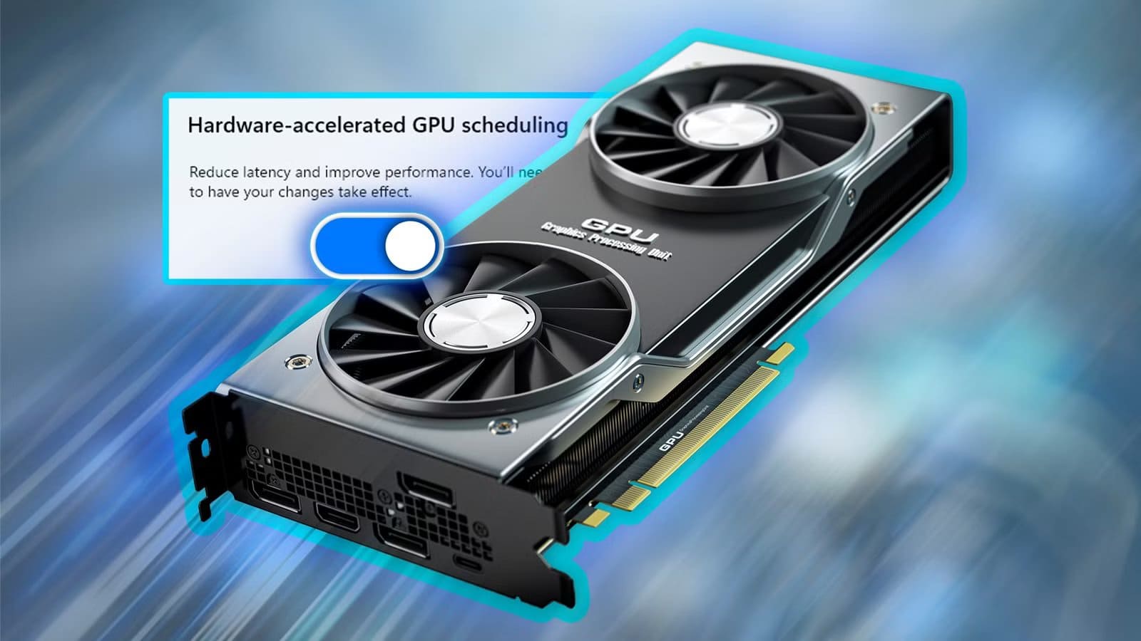 a-gpu-with-an-activated-switch تشغيل جدولة GPU لتسريع الرسوميات في Windows 10 و11