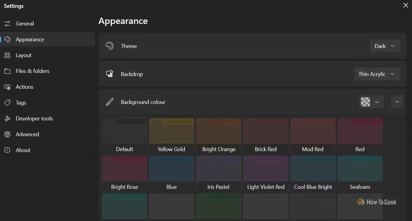 appearance-window-of-the-files-app أفضل بديل لمستكشف الملفات على Windows 11 يمنحك تجربة أسرع وأسهل