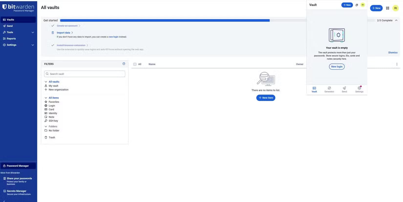 bitwarden-extension-website إضافات مفتوحة المصدر لا غنى عنها لتحسين تجربة التصفح