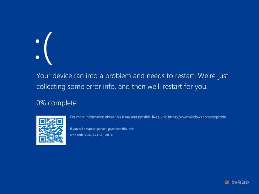 bsod طريقة آمنة لمحاكاة ظهور شاشة الموت الزرقاء في Windows