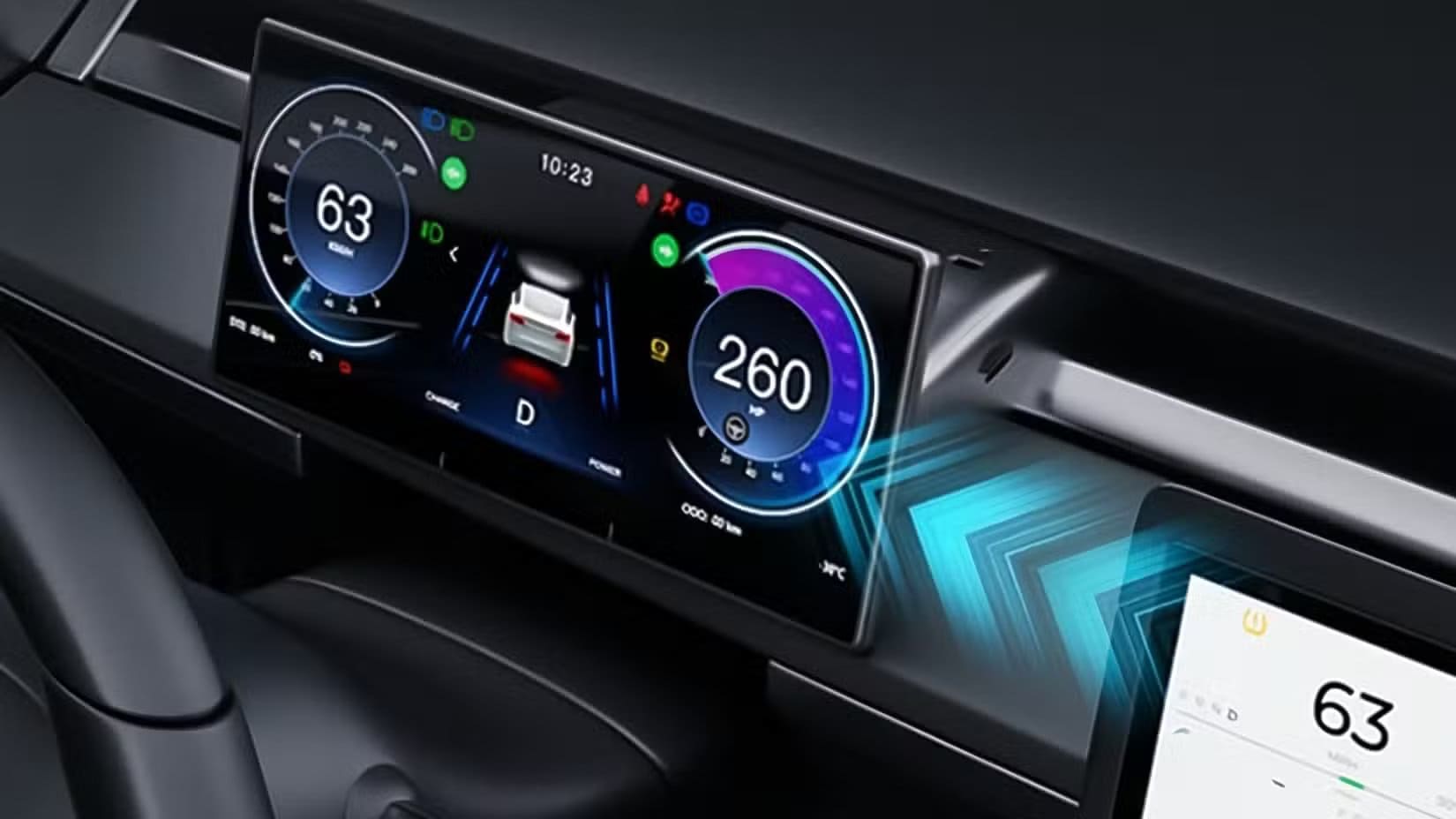 car-dashboard-display-8-9in-touch-screen-in-a-car أفضل استخدامات مبتكرة للشاشة المحمولة في حياتك اليومية