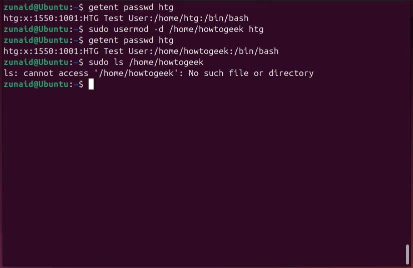 changing-a-user-s-home-directory-using-the-usermod-command أفضل طرق استخدام أمر usermod لإدارة مستخدمي Linux بفعالية