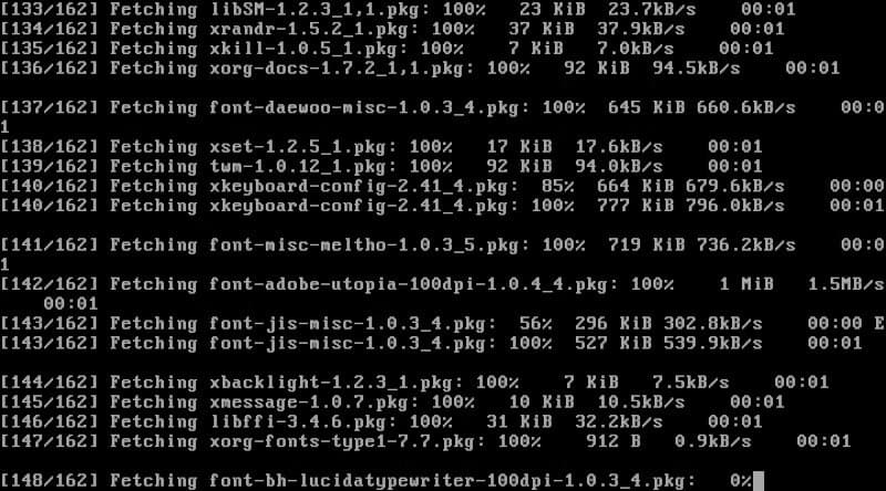 dragonfly-pkg-install-xorg مميزات DragonFly BSD التي تجعله خيارًا مختلفًا بين أنظمة التشغيل