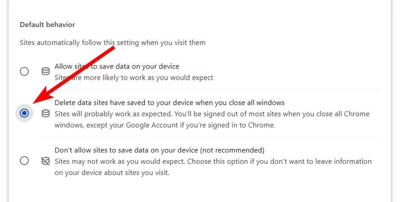enable-automatic-cache-clearing-chrome ملفات ومجلدات تستهلك مساحة في Windows وكيفية حذفها بسهولة