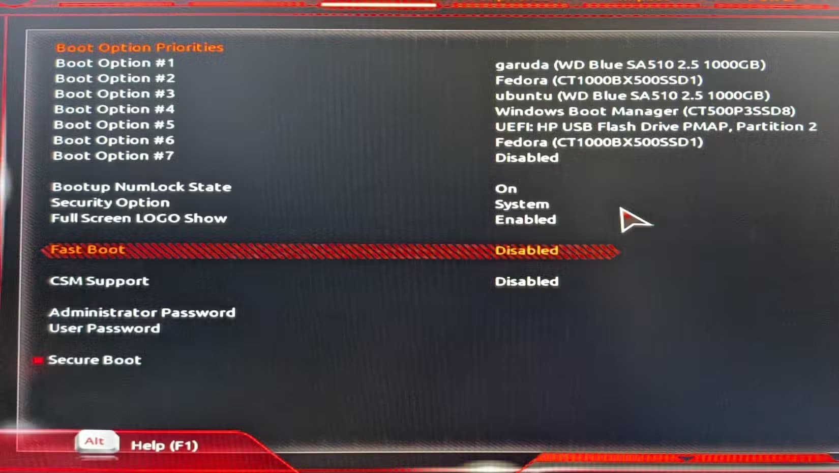 fast-boot-setting-in-uefi-bios-of-gigabyte-motherboard إعدادات BIOS الضرورية للتمهيد المزدوج بين Windows وLinux