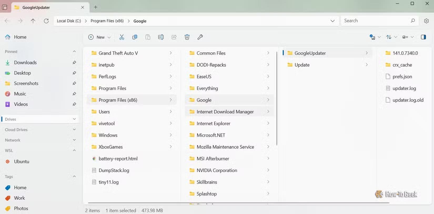 files-app-in-column-view أفضل بديل لمستكشف الملفات على Windows 11 يمنحك تجربة أسرع وأسهل