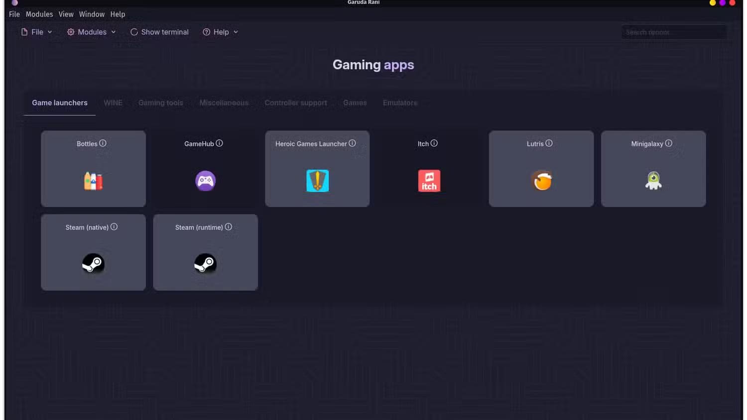 garuda-rani-game-launchers لماذا أصبحت Garuda Linux التوزيعة التي لا أستغني عنها بعد سنوات من الاستخدام اليومي