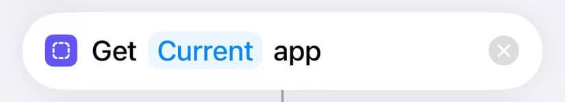 get-current-app-ios-shortcut-action اختصار إعدادات iPhone الذي يوفر وقتك بشكل ملحوظ