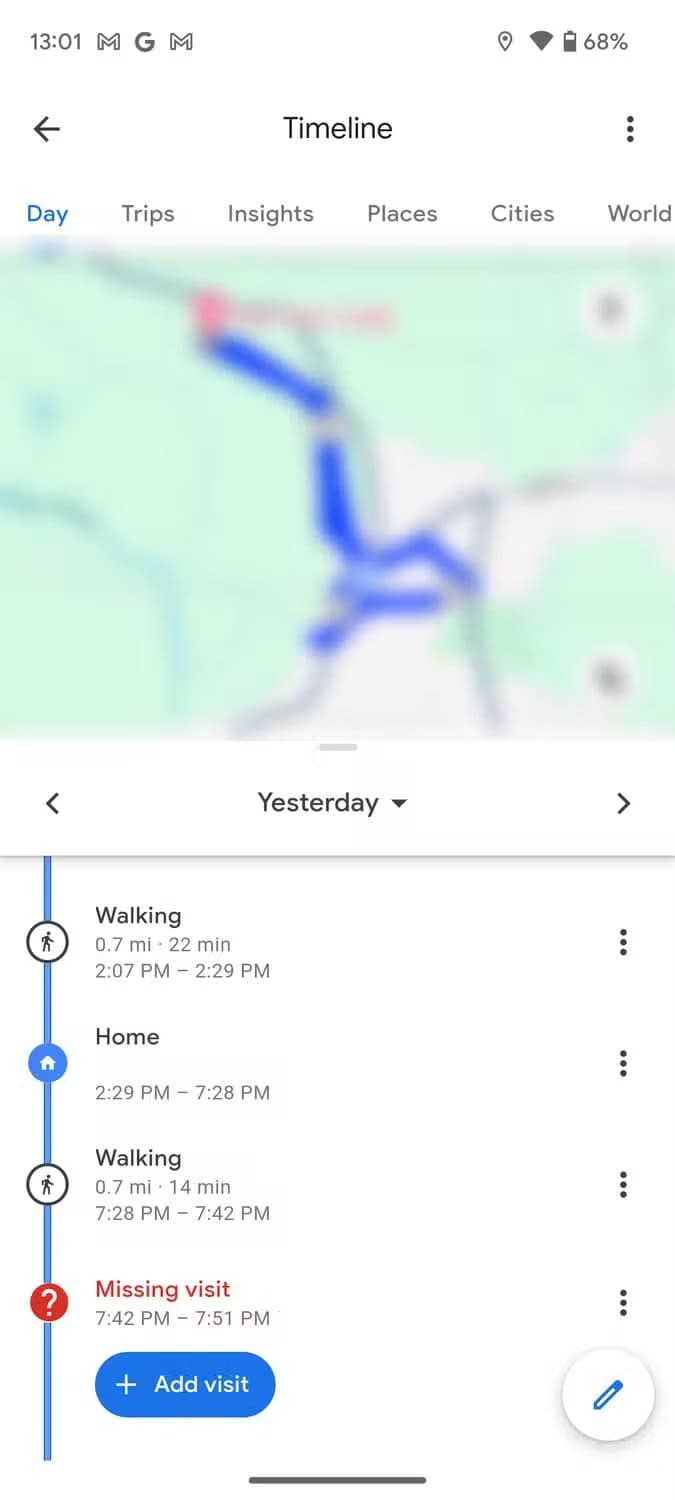 google-maps-timeline-example الحقيقة وراء إيقاف الموقع ولماذا يستمر التتبع رغم ذلك