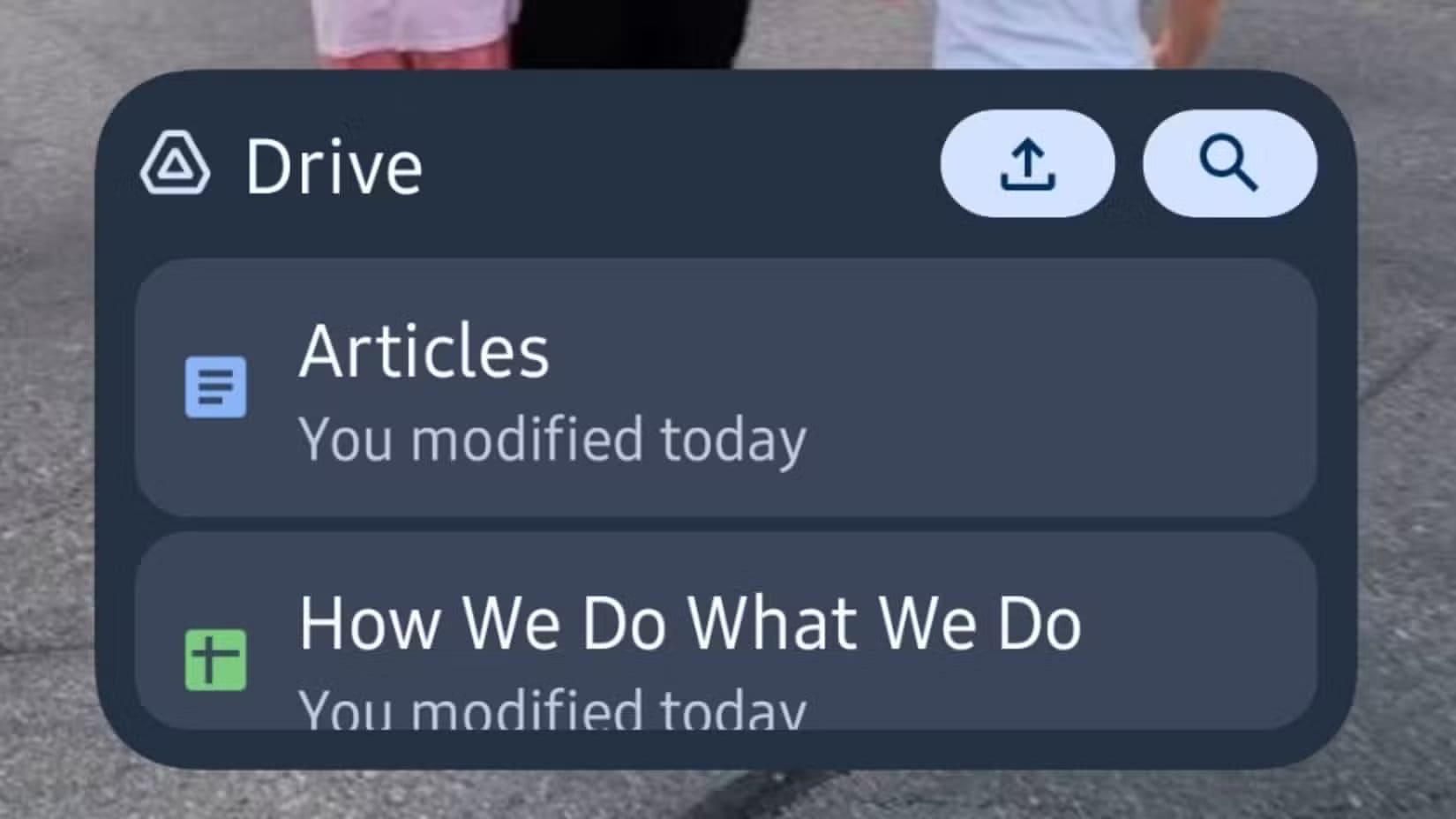 goolge-drive-widget-on-an-android-home-screen أفضل 10 تطبيقات أندرويد مميزة تستحق التجربة