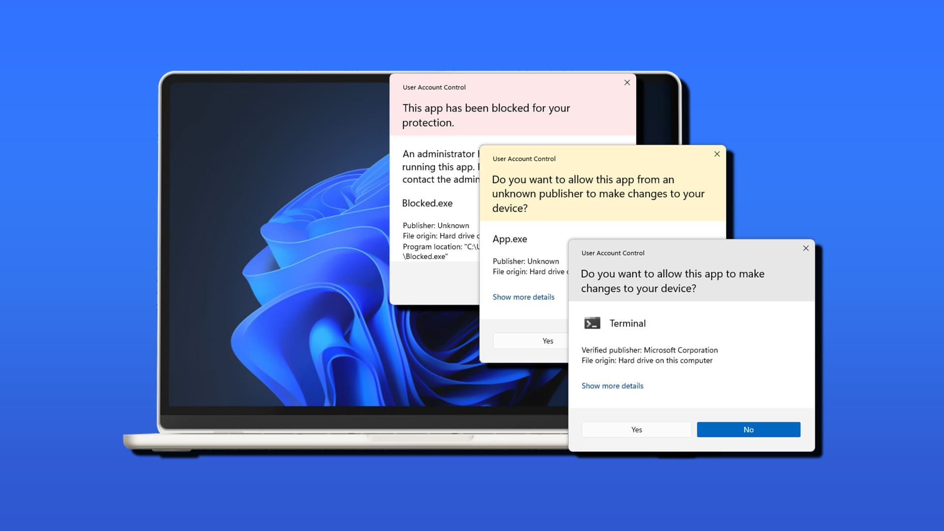 how-to-disable-user-account-control-popup طريقة تعطيل نافذة التحكم في حساب المستخدم Windows 11 بسهولة