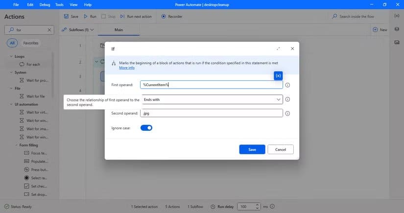 if-conditional طريقة تجعل سطح المكتب منظمًا تلقائيًا دون جهد