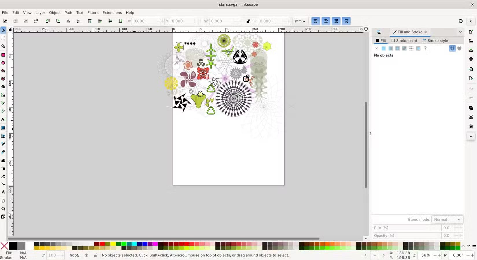 inkscape-open-showing-a-sample-image-and-editing-control-menus أفضل بدائل التطبيقات اليومية عند الانتقال إلى لينكس