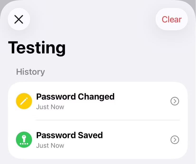 ios-26-passwords-history مميزات مخفية في iOS 26 ستغير طريقة استخدامك لهاتفك