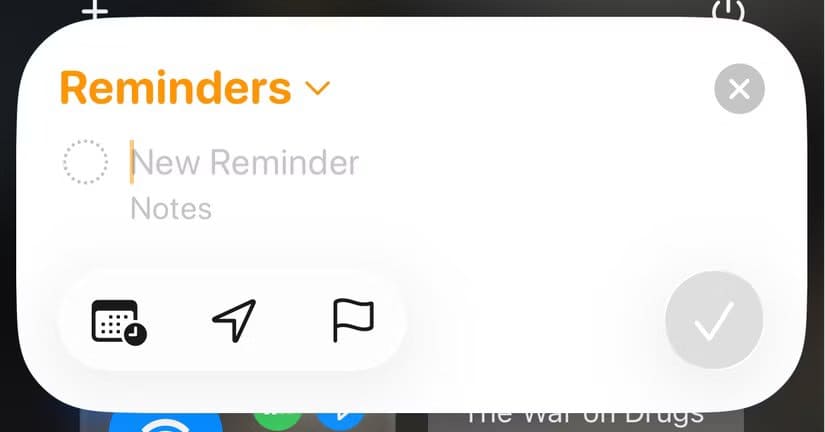 ios-26-reminders-pop-up مميزات مخفية في iOS 26 ستغير طريقة استخدامك لهاتفك