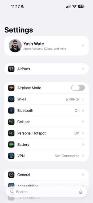 ios-26-settings-i-changed-after-upgrading-my-iphone-30 إعدادات iOS 26 المهمة التي يجب ضبطها بعد الترقية