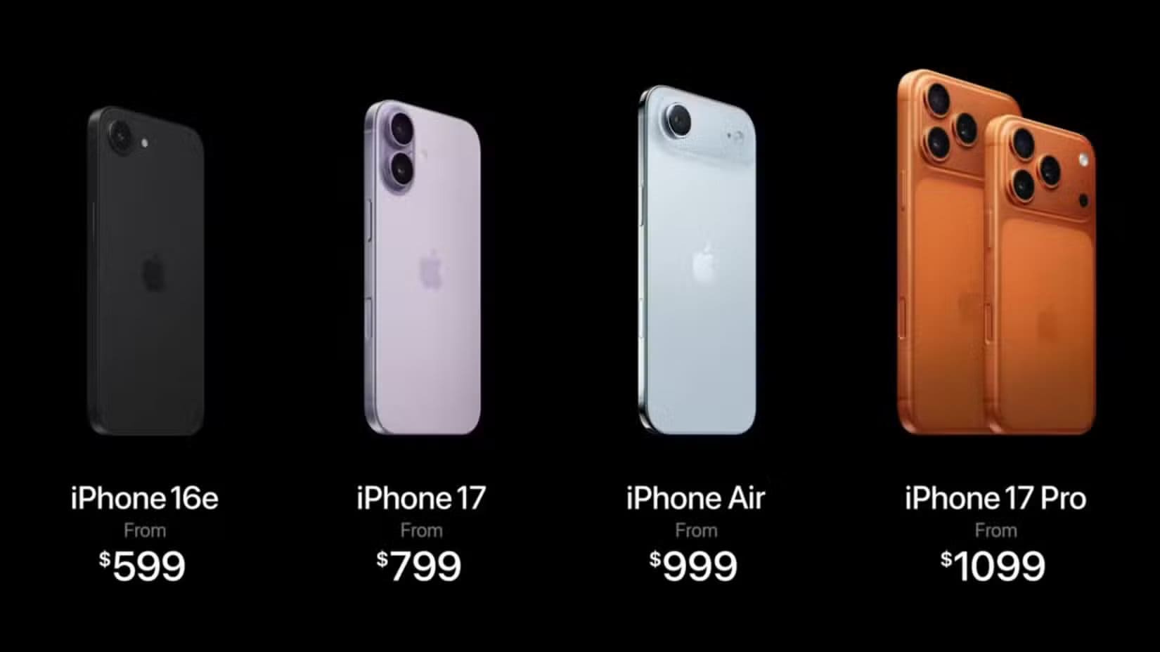 iphone-17-series-pricing الفرق بين iPhone 17 وiPhone 17 Pro وأيهم أنسب لك