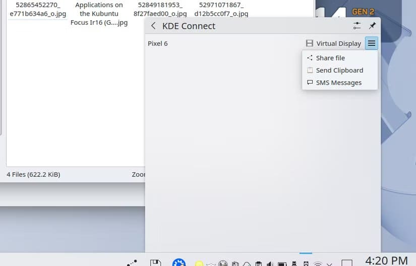 kde-connect-dialog-in-kubuntu أفضل تطبيقات Linux المجانية التي تعزز إنتاجيتك بسرعة