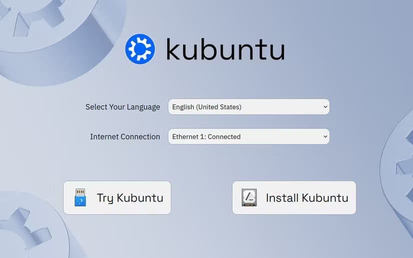 kubuntu-live-boot-splash-page-with-options-to-try-or-install-kubuntu-1 ما تحتاج معرفته قبل الانتقال من Windows إلى Linux