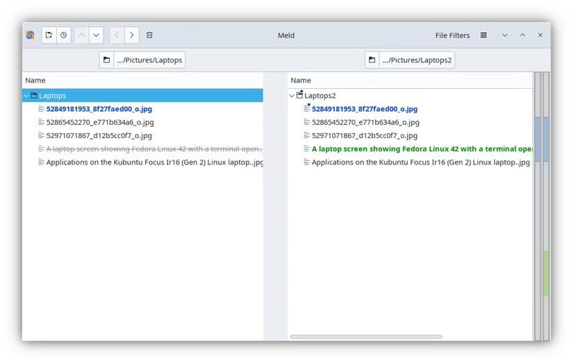 meld-being-used-to-compare-the-contents-of-two-folders أفضل تطبيقات Linux المجانية التي تعزز إنتاجيتك بسرعة