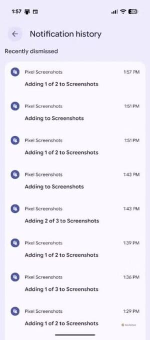 notification-history-on-a-pixel-smartphone تسع ميزات أندرويد خفية لا يعرفها معظم المستخدمين