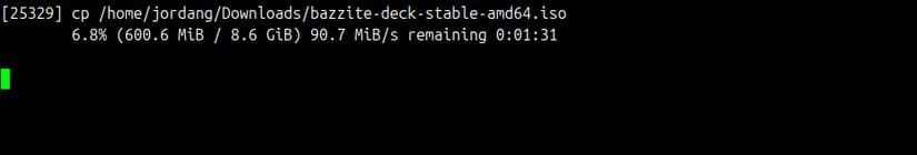 output-of-the-progress-command-showing-an-iso-file-being-copied أفضل تطبيقات Linux المجانية التي تعزز إنتاجيتك بسرعة