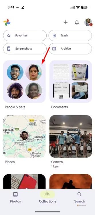 people-pets-option-in-google-photos مميزات Google Photos التي قد لا تعرفها وتغير طريقة استخدامك للتطبيق