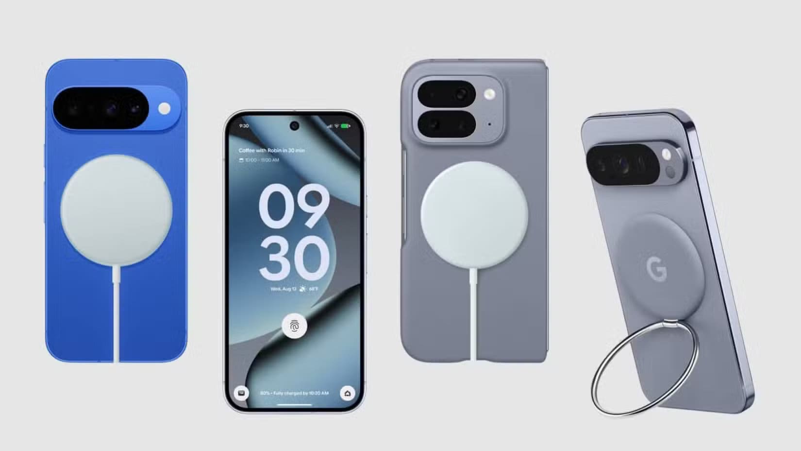 pixel-10-pixelsnap-wireless-charging مقارنة Pixel 10 Pro Fold و Galaxy Z Fold 7 لاختيار أفضل هاتف قابل للطي