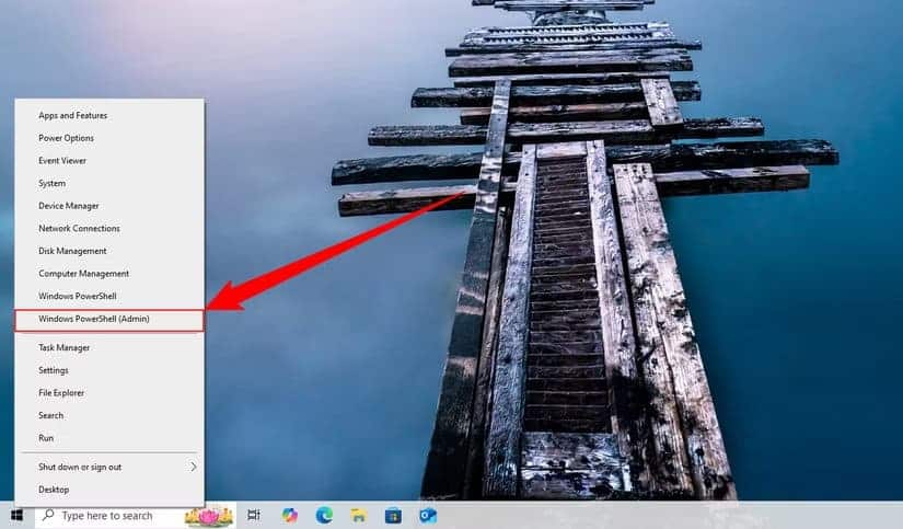 running-powershell-or-command-prompt-as-admin-from-the-power-user-menu خطوات تشغيل موجه الأوامر كمسؤول في ويندوز 10